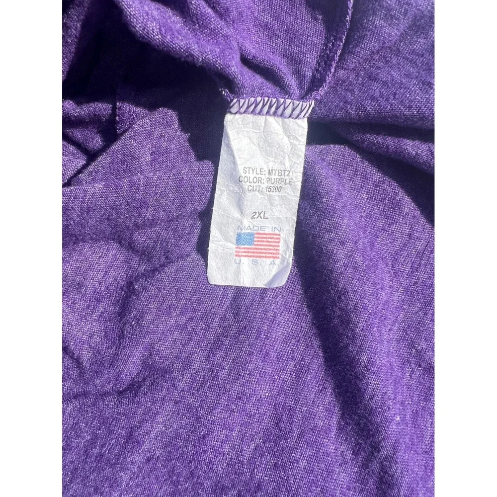 Minnesota State Mavericks T-Shirt Purple Heather Graphic Tee Mens XX Large - Picture 9 of 12